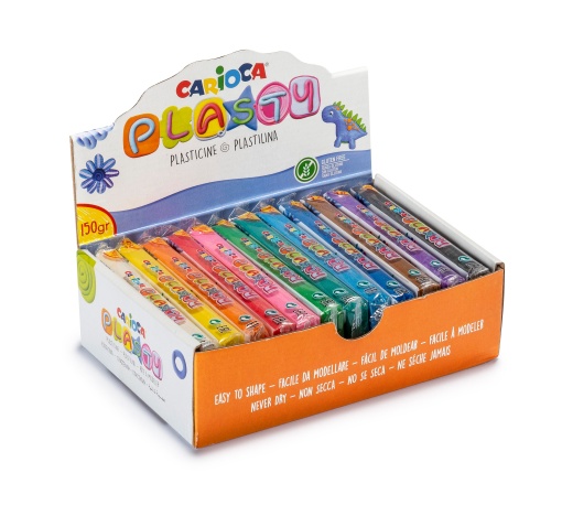 Plasticina CARIOCA Plasty 150g Sortido