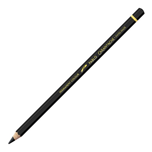 Lápis de Cor Caran D'ache Pablo Preto 009