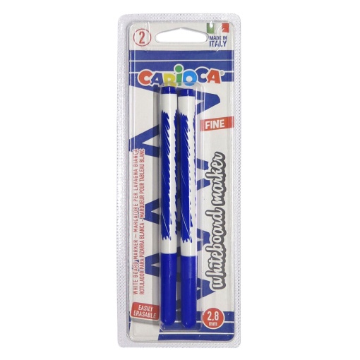 Marcador para quadro branco CARIOCA azul - 2 unidades