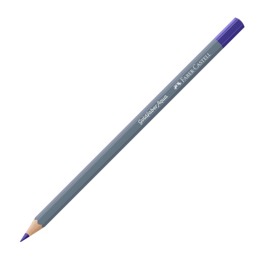 Lápis de Cor Aguarelável FABER-CASTELL Goldfaber Aqua Violeta Azul 137