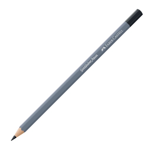 Lápis de Cor Aguarelável FABER-CASTELL Goldfaber Aqua Preto 199