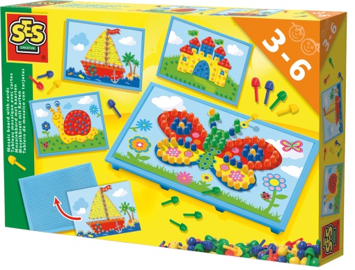 Quadro Mosaico com Cartões SES CREATIVE I Learn