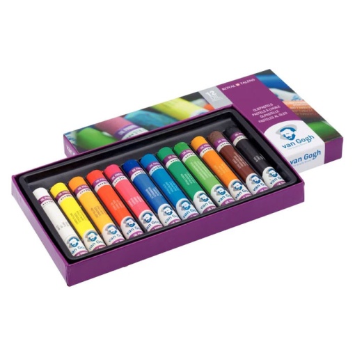 Pastel Óleo Van Gogh com 12 Cores