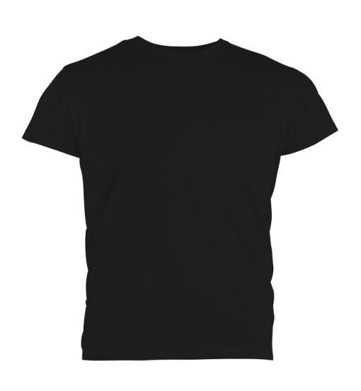 T-shirt Unissexo 100% Algodão Luanda Preto XXL