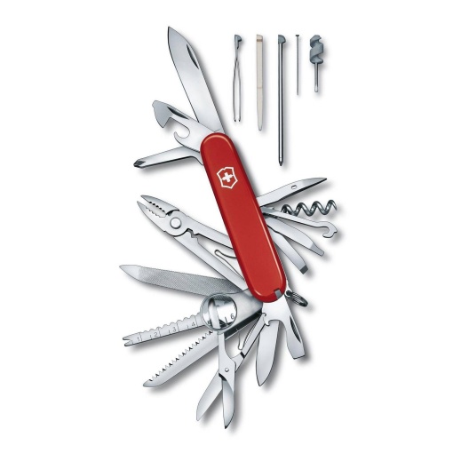 Canivete VICTORINOX Swiss CHAMP 91mm vermelho