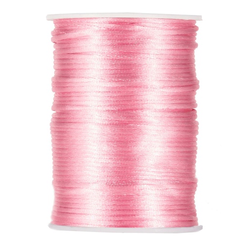 Fio de Cetim 2mmx100m Rosa 03 MP Mouse Tail