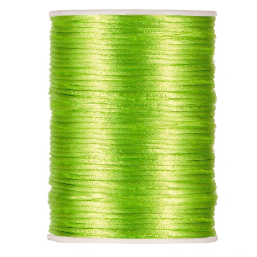 Fio de Cetim 2mmx100m Verde Alface 29 MP Mouse Tail
