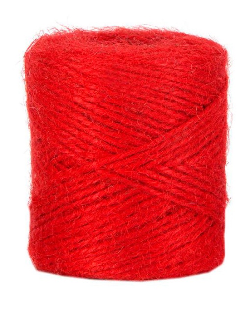 Fio de Juta Vermelho 100g MP 08
