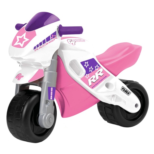 Mota 2 Racing rosa com capacete FAMOSA FEBER