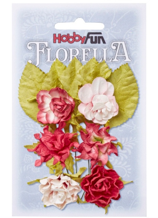 Flor de Papel 3cm Hobby Fun Florella