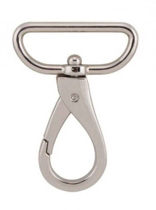 Fecho mosquetão de metal 38mm prateado COSE 763200.038.0101