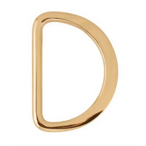 Meia argola de metal 38mm dourado COSE