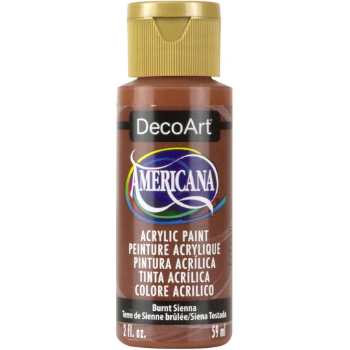 Tinta Acrílica DECOART Americana Castanho Amarelado DAO63-3 59ml
