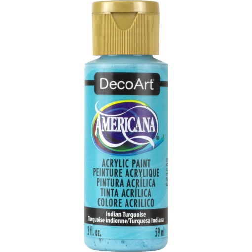 Tinta Acrílica DECOART Americana Índigo Turquesa DAO87-3 59ml