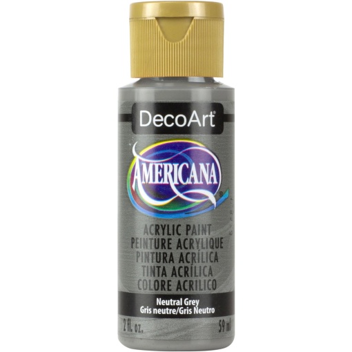Tinta Acrílica DECOART Americana Cinza Neutro DAO95-3 59ml