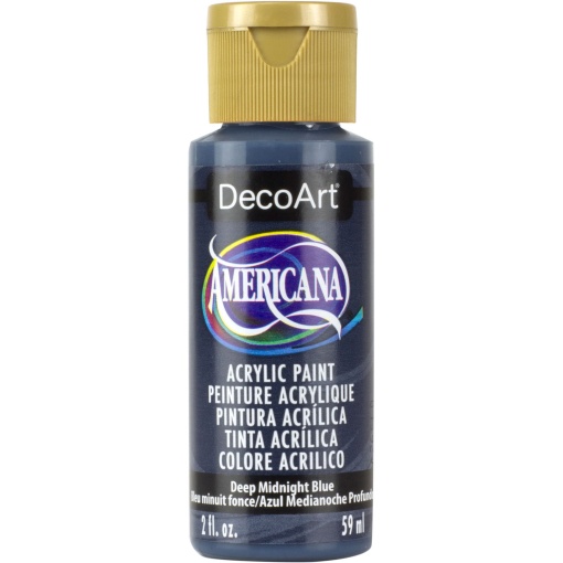 Tinta Acrílica DECOART Americana Azul Meia-noite Profundo DA166-3 59ml