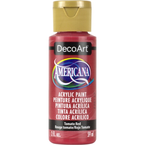 Tinta Acrílica DECOART Americana Vermelho Tomate DA169-3 59ml