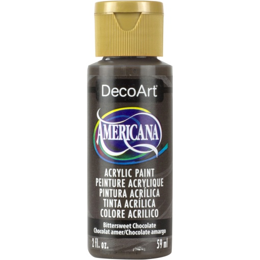 Tinta Acrílica DECOART Americana Chocolate Amargo DA195-3 59ml