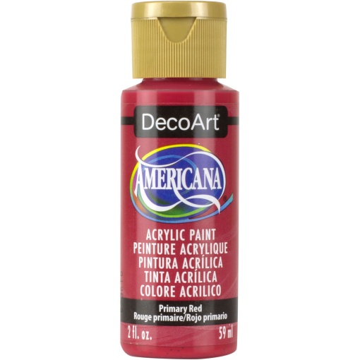 Tinta Acrílica DECOART Americana Vermelho Primário DA199-3 59ml