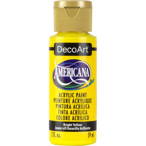 Tinta Acrílica DECOART Americana Amarelo Vivo DA227-3 59ml