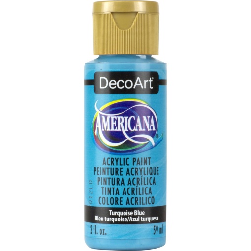 Tinta Acrílica DECOART Americana Azul Turquesa DA268-3 59ml