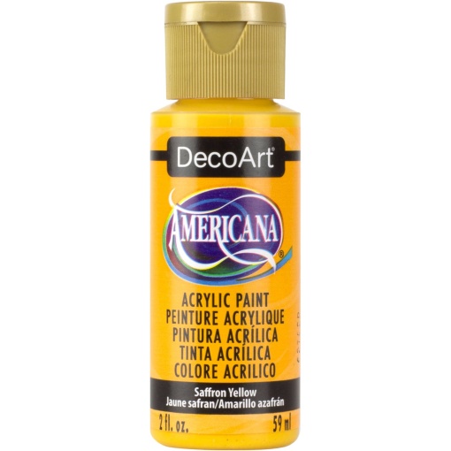 Tinta Acrílica DECOART Americana Amarelo Açafrão DA273-3 59ml