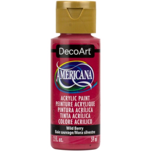 Tinta Acrílica DECOART Americana Vermelho Baga Selvagem DA362-3 59ml
