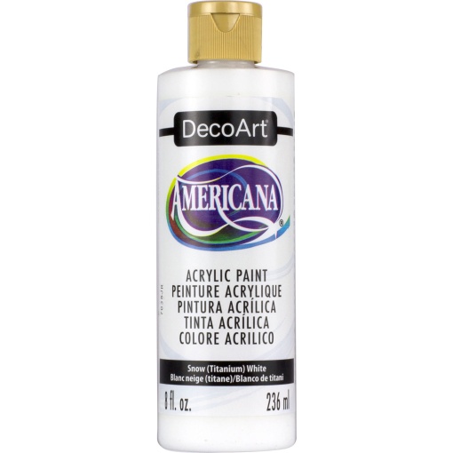 Tinta Acrílica DECOART Americana Branco de Neve DAO1-9 236ml