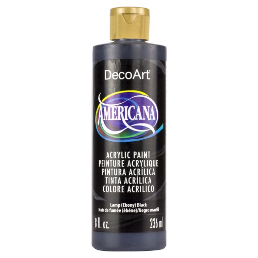Tinta Acrílica DECOART Americana Ébano Escuro DAO67-9 236ml