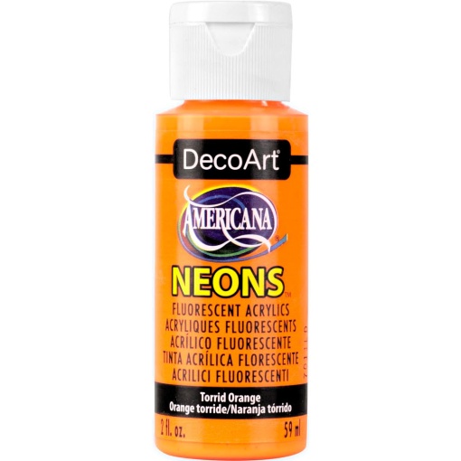 Tinta Acrílica DECOART Americana Néon Laranja Tórrido DHS2-3 59ml