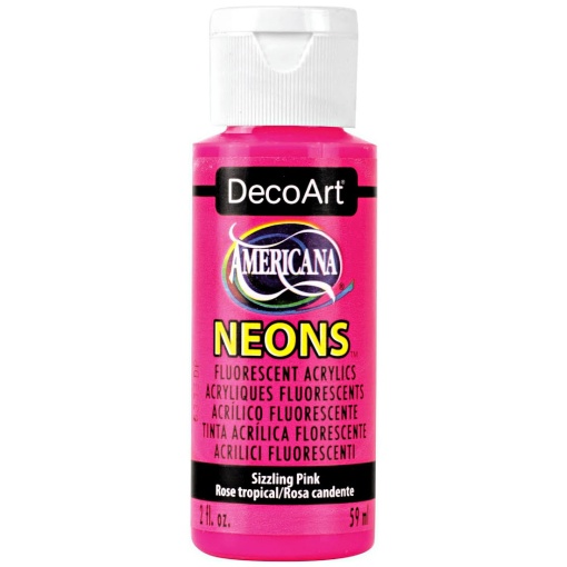 Tinta Acrílica DECOART Americana Néon Rosa Escaldante DHS3-3 59ml