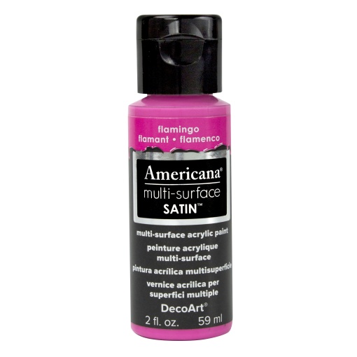Tinta DECOART AMERICANA Multi-surface Satin Flamingo 59ml DA504-30