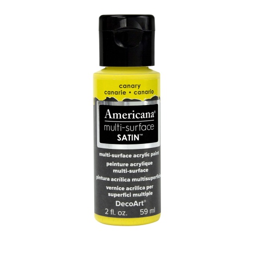 Tinta DECOART AMERICANA Multi-surface Satin Canário 59ml DA514-30