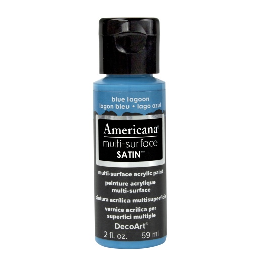 Tinta DECOART AMERICANA Multi-surface Satin Lagoa Azul 59ml DA526-30