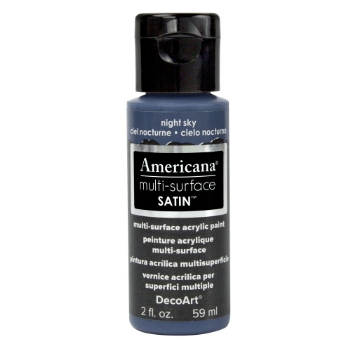 Tinta DECOART AMERICANA Multi-surface Satin Céu Noturno 59ml DA529-30