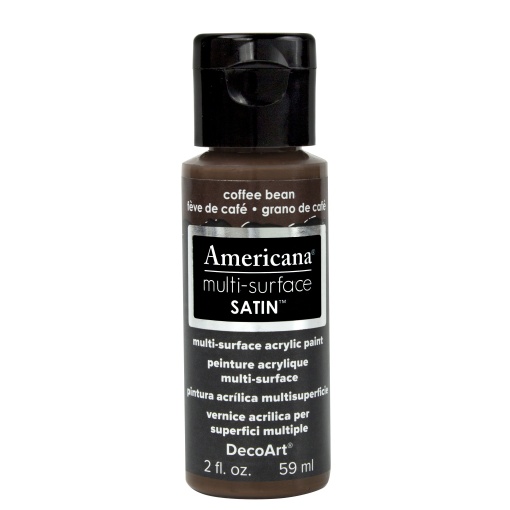 Tinta DECOART AMERICANA Multi-surface Satin Grão de Café 59ml DA536-30