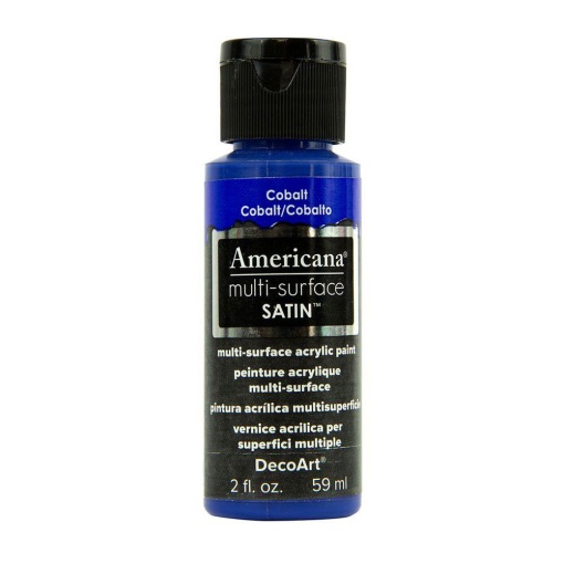 Tinta DECOART AMERICANA Multi-surface Satin Cobalto 59ml DA546-30