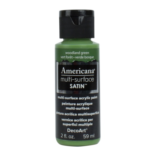 Tinta DECOART AMERICANA Multi-surface Satin Verde Bosque 59ml DA565-30