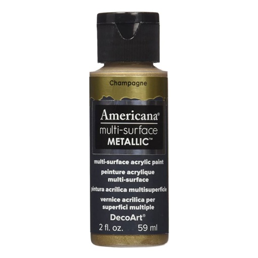 Tinta DECOART AMERICANA Multi-surface Metallic Champanhe 59ml DA554-30