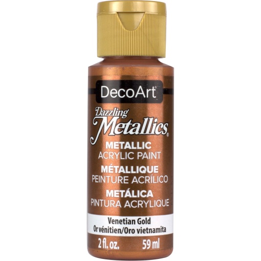 Tinta DECOART Dazzling Metallics Ouro Veneziano 59ml DAO72-3