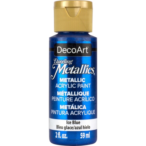 Tinta DECOART Dazzling Metallics Azul Gelo 59ml DAO75-3