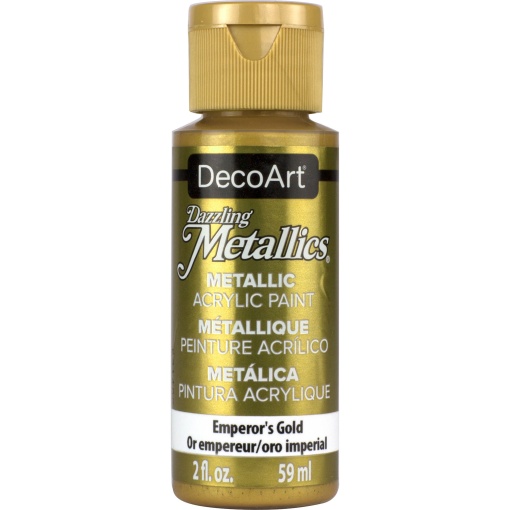 Tinta DECOART Dazzling Metallics Ouro Imperador 59ml DA148-3