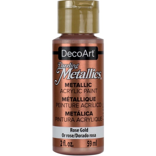 Tinta DECOART Dazzling Metallics Rosa Dourado 59ml DA336-3