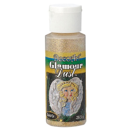 Purpurina DECOART Glamour Dust dourado 29g