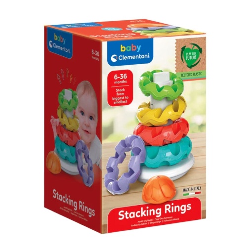 Pirâmide de Argolas Empilháveis CLEMENTONI Baby