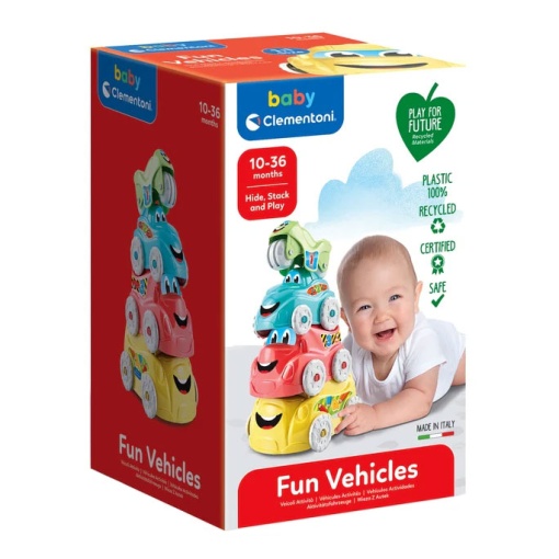 Veículos Divertidos Empilháveis CLEMENTONI Baby