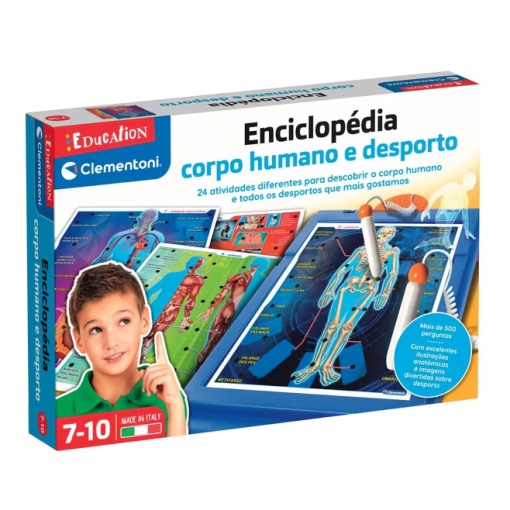 Enciclopédia Corpo Humano e Desporto CLEMENTONI Pequeno Sábio