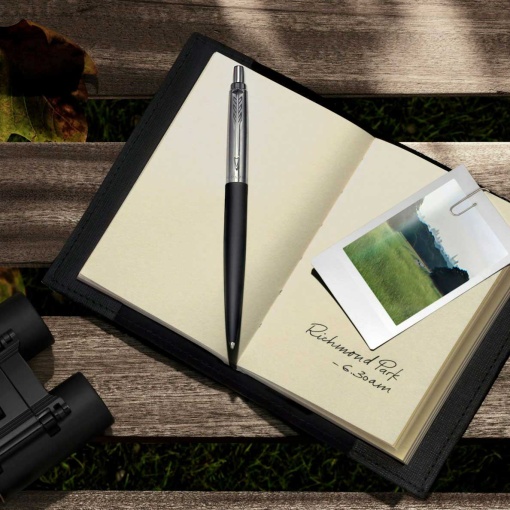 Esferográfica PARKER Jotter XL Richmond preto mate Chrome Trim