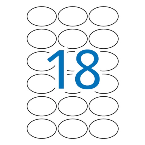 Etiquetas A4 63,5x42,3mm kraft APLI - 10 folhas - 180 unidades