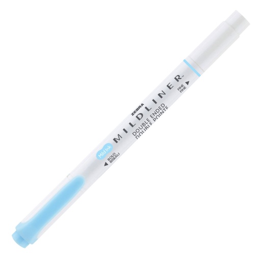 Sublinhador ZEBRA Mildliner 2 pontas azul